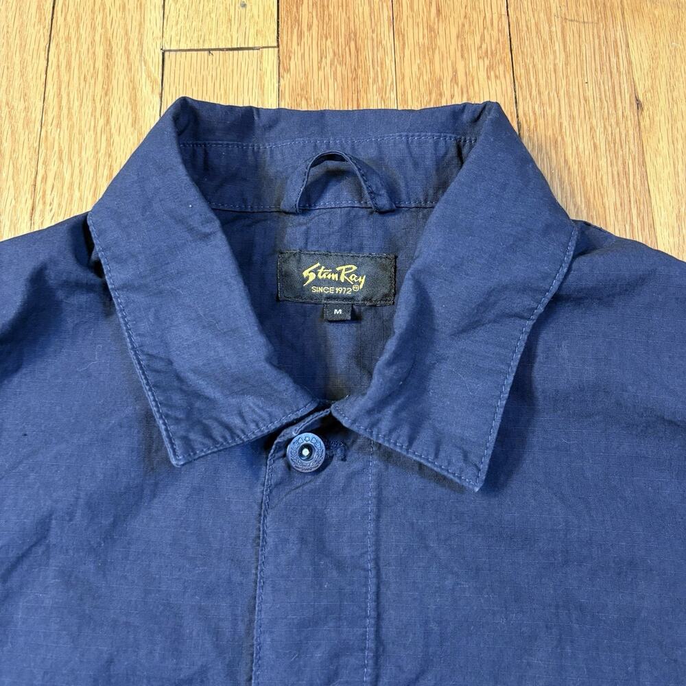 Stan Ray Jacket Men’s Size Medium Navy Blue Chore Coat Workwear Utility USA - Picture 5 of 10